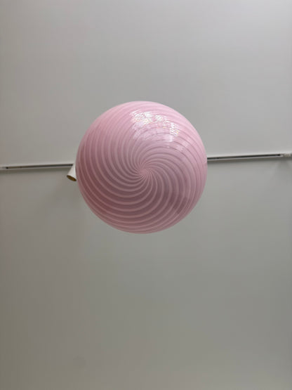 Candyfloss candy Murano pendel, 30 cm