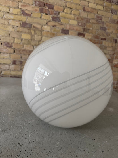 Vintage Murano pendel i grålig farve, 35 cm