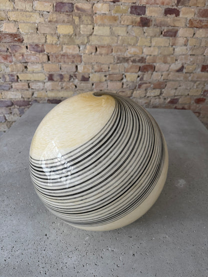 Stor creme Murano loftlampe, 40 cm