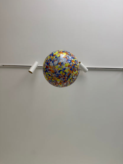 Klassisk murrina konfetti Murano pendel, 20 cm