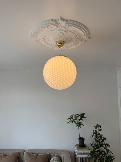 Classic round Murano pendant, 40 cm