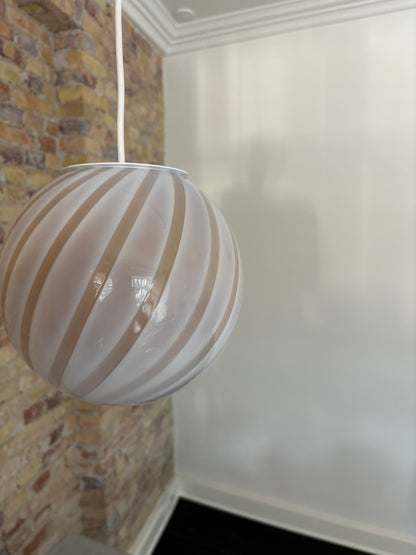Pannacotta Murano pendant, 20 cm