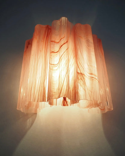 Væglampe | Tuber | Lyserød alabaster