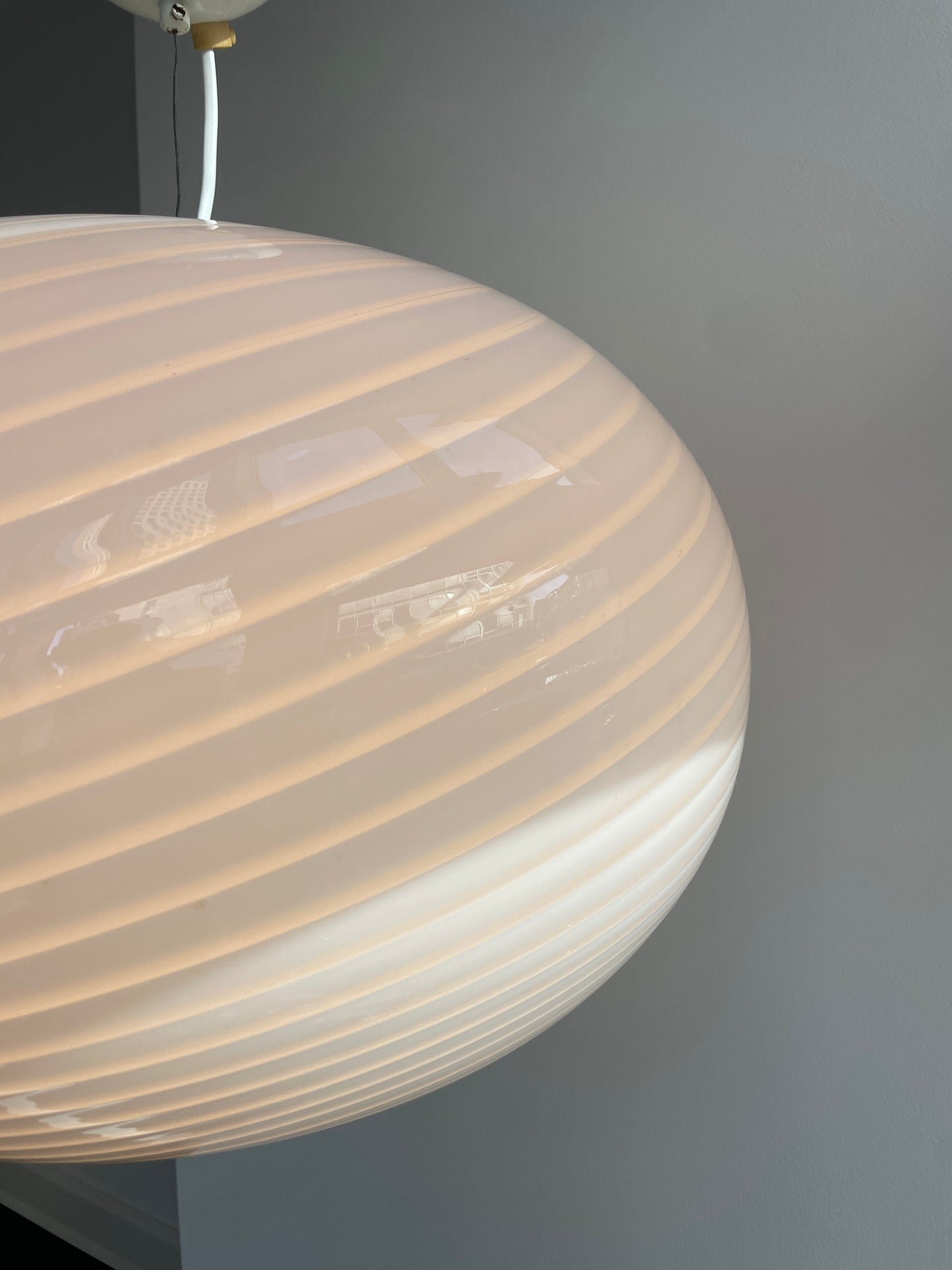 Huge classic vintage Murano pendant lamp, 45 cm