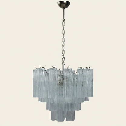 Murano lysekrone | Tuber | 36 glas | Klart glas