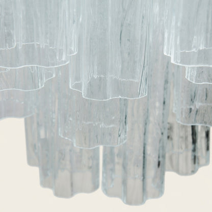 Murano lysekrone | Tuber | 36 glas | Klart glas