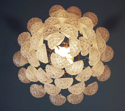 Murano lysekrone | Dråber | 41 glas | Klart glas