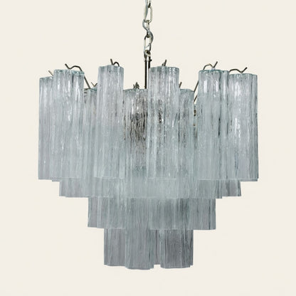 Murano lysekrone | Tuber | 36 glas | Klart glas